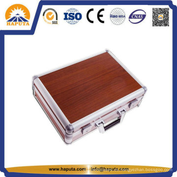 Caja de portátil de aluminio Color rojo profesional (HL-2003)